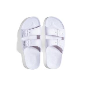 Freedsome Moses Slides (White, Size 39 / 40)